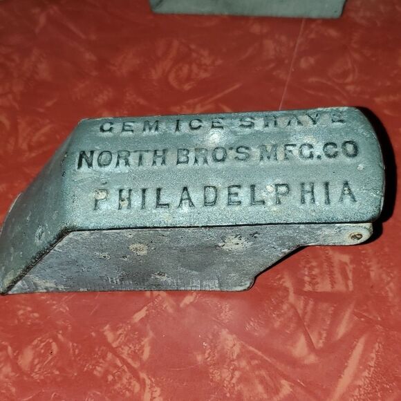 Vintage Gem Ice Shaver North Bros MFG. CO. Philadelphia Manual Cast Iron - Picture 1 of 4